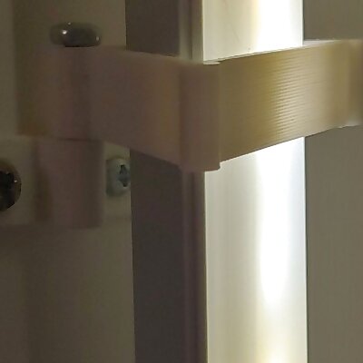 Turnable LED Strip Ledge Holder