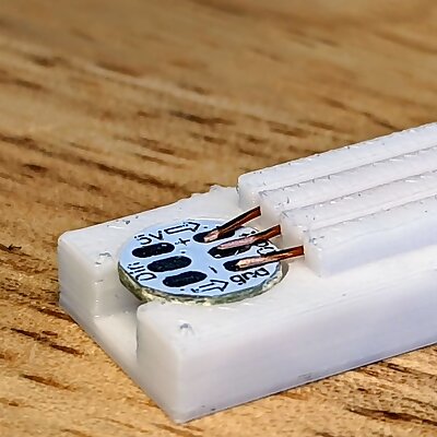 WS2812 LED Solder Jig for round 9mm SMD using 24 AWG Magnet Enamel Wire