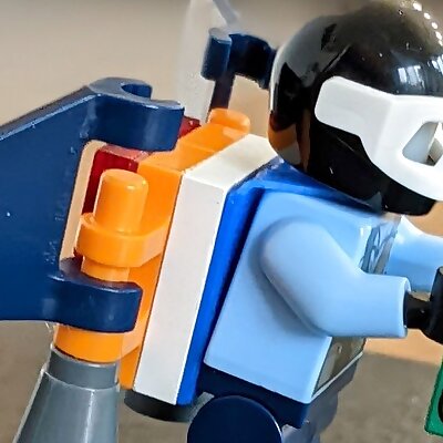 LEGO figure compatible Jetpack  Backback