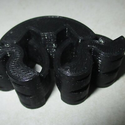 Fully 3D Printed Modular Fractal Vise Test Piece