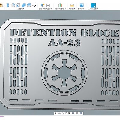 Detention Block AA23 Plaque