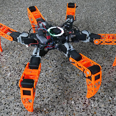 Lepta v10 ROS2 Based Opensource Hexapod Robot