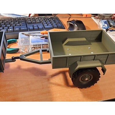 Single axle trailer for 116 army truck