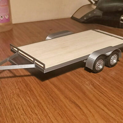 124 RC car trailer for crawlers