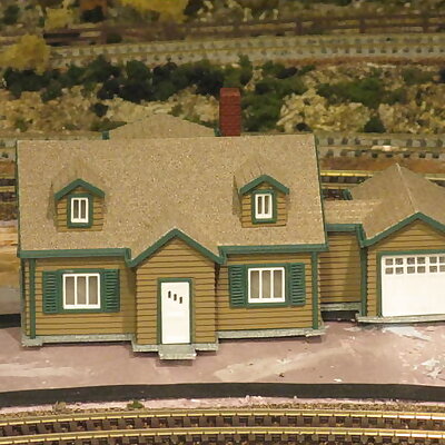 HO Scale Lincoln Series Jane with Garage