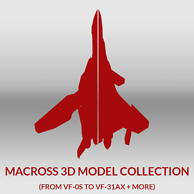 Macross 3D Model Collection Fighter Mode