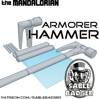 The Mandalorian  The Armorer  Hammer Prop