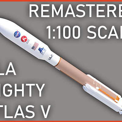 1100 Scale ULA Atlas V Remastered
