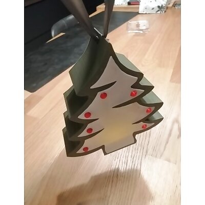 4 Christmas tree box or lamp