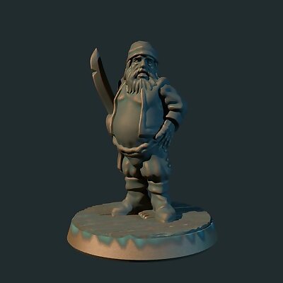 Pirate 28mm Supportless FDM friendly
