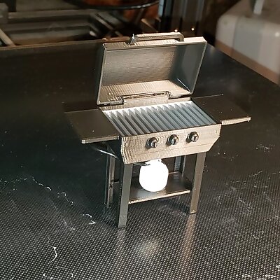 Model Gas Grill for Dioramas