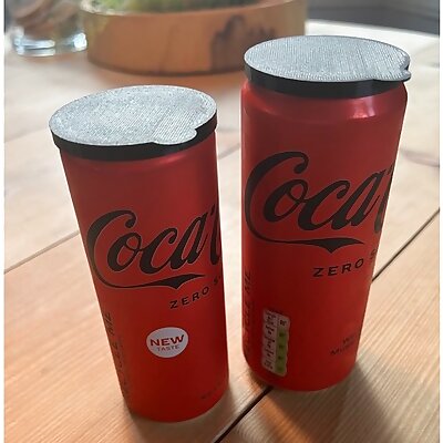 Small soda can lid
