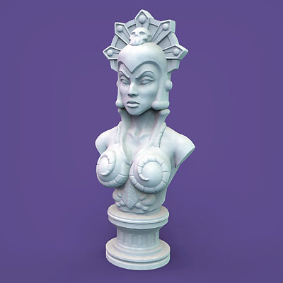 Evil Warrior Goddess Lyn Mini Bust