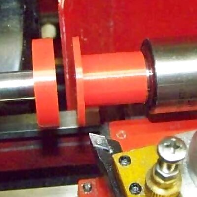 Life pressure plate thrust bearing for a lathe