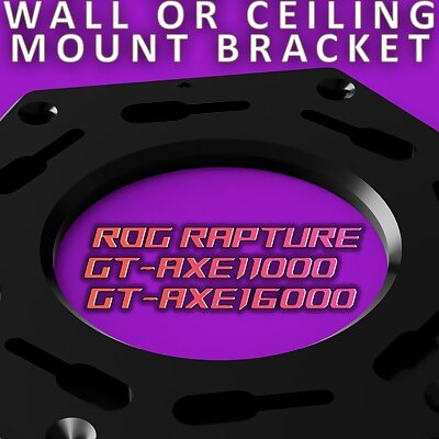 ASUS ROUTER WALL CEILING MOUNT BRACKET GTAXE11000 GTAXE16000 ROG RAPTURE INVISIBLE WIFI 6E