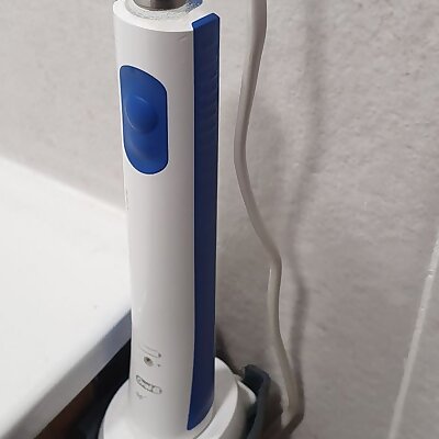 Tootbrush support over towel bar