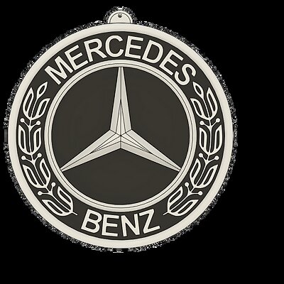 Mercedes Logo with Nail Hole
