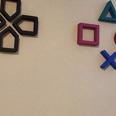 PlayStation controller shelf wall decoration