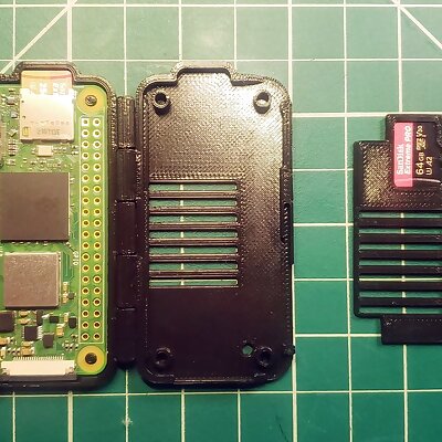 Raspberry Pi Zero 2 W EDC Case with Spare Card Storage