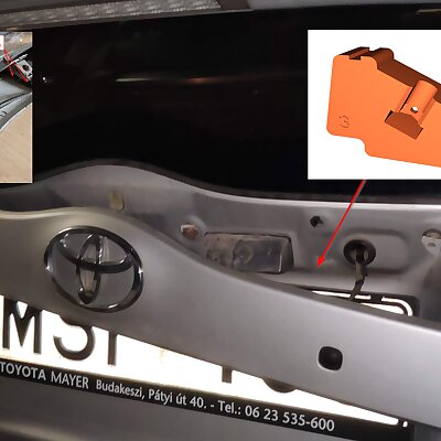 Toyota Prius 2 Rear tailgate Liftgate fixing
