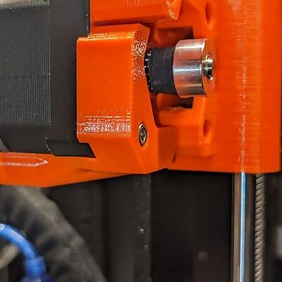 MK3S X Axis Motor Cable Support  Strain Relief remix