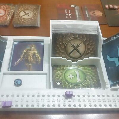 Gloomhaven compact dashboard with trackers