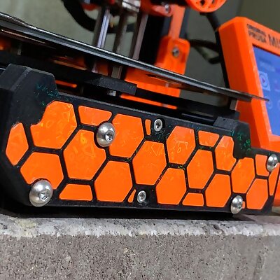 Honeycomb Front Plate for Prusa Mini