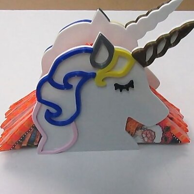 unicorn napkin holder