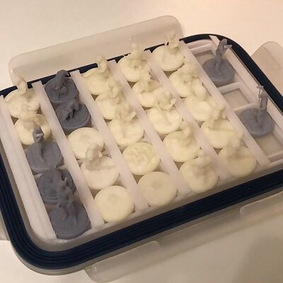 Ikea 365 1l and 75l Miniature transportation tray for 25mm bases