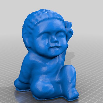 Smiling Buddha Child Figure