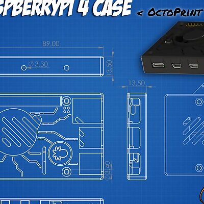 Raspberry PI 4 case FanShim