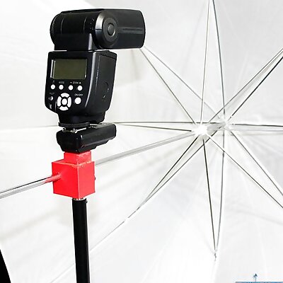 Strobist style umbrella holder for light stands