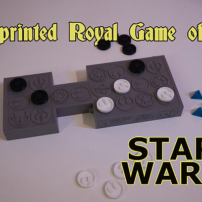 3D printed Royal Game of Ur STAR WARS Style