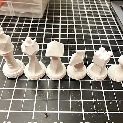 Polyhedral Chess Set