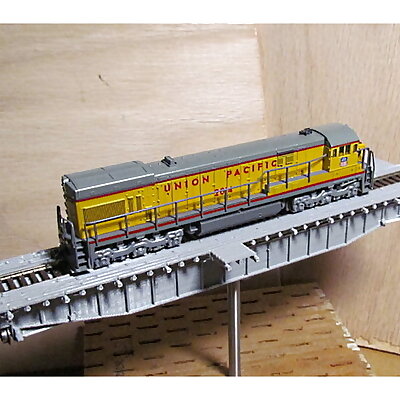 N Scale Turntable Part 2  Bridge Decking