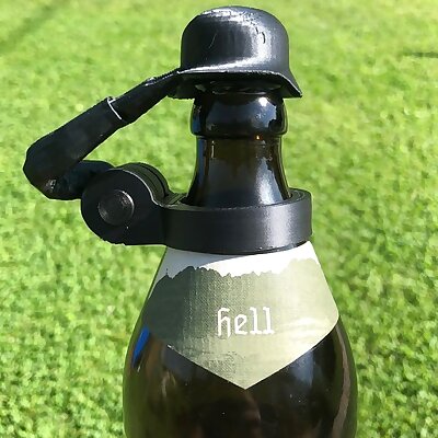 Beer Bottle Helmet  insect protection  Bierflaschenhelm FDM REMIX