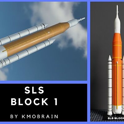 SLS Block 1 Artemis1 1200 Scale Multi Parts