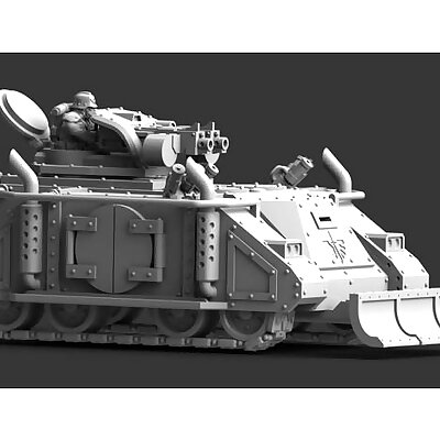 Imperial Guard Fighting Vehicle Ferus Rhino MK1 modification
