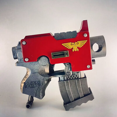 Warhammer 40k Bolt Pistol Nerf Micro Stryfe Mod Kit