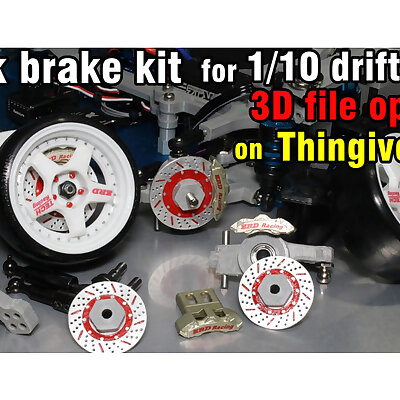Disk brake kit for 110 rc car
