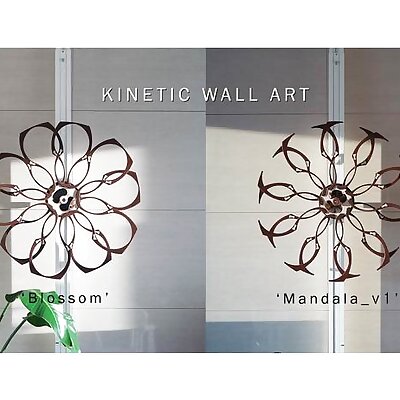 Kinetic Wall Art Blossom  Mandala