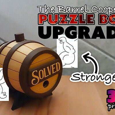 The Barrel Coopers Puzzle Box  Stronger Cork
