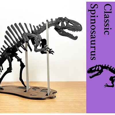 3Dino Puzzle Classic Style Spinosaurus