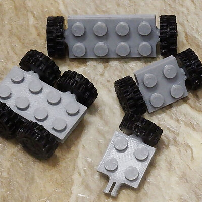 Lego Compatible Axles  Tires