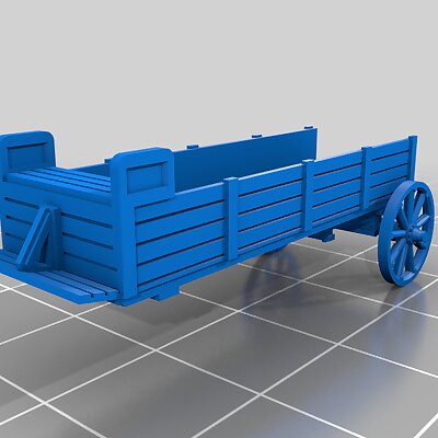 Generic 4 wheel wagon easy print