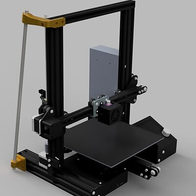 Ender 3 ZBrace  Clears stock components