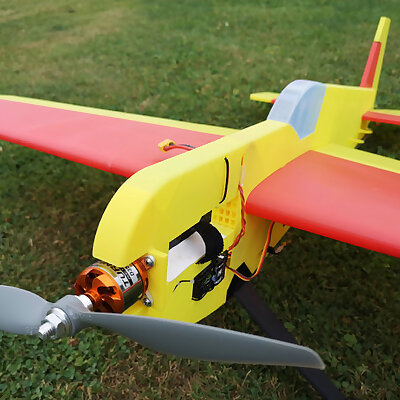 The Gaplan Edge 540 First trully 3D capable 3D printed plane