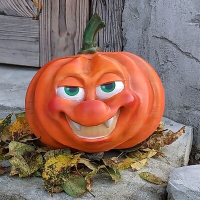 Huge CartoonStyle Halloween Pumpkin