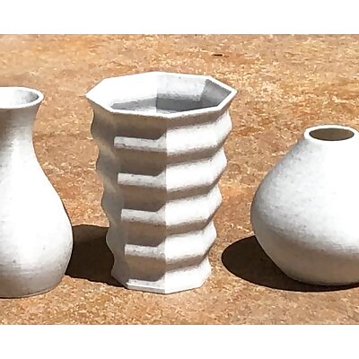 OpenSCAD curvy vase generator