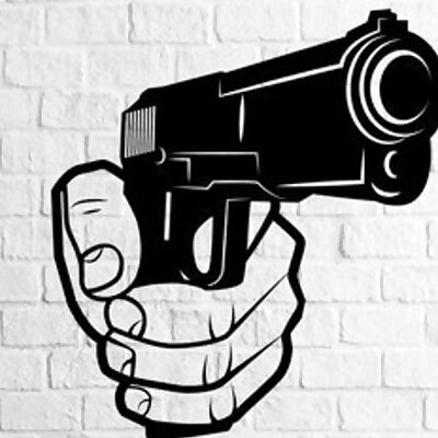 Gun wall art